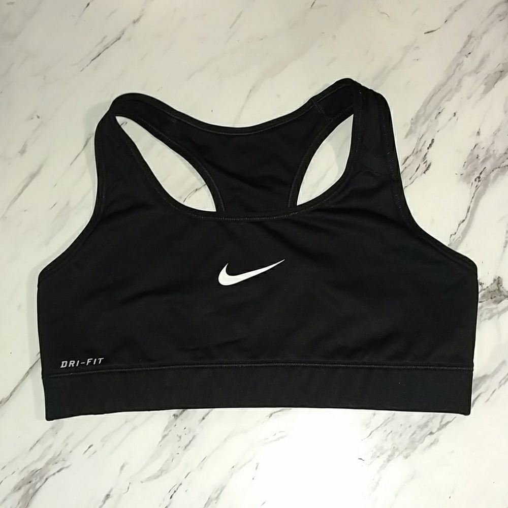 Nike black DRI-FIT sports bra